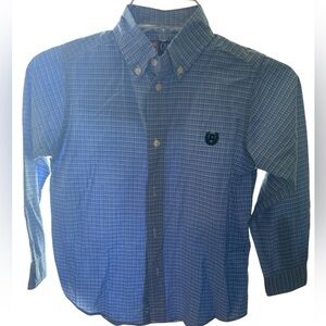 Chaps checkered shirt boys